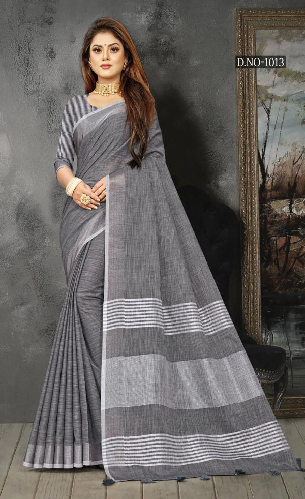 Sangam Karigiri Designer Linen Saree